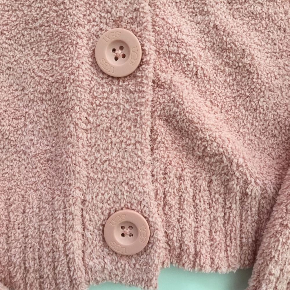 UGG Nyomi Cardigan Sweater Pink Size M - Picture 6 of 12